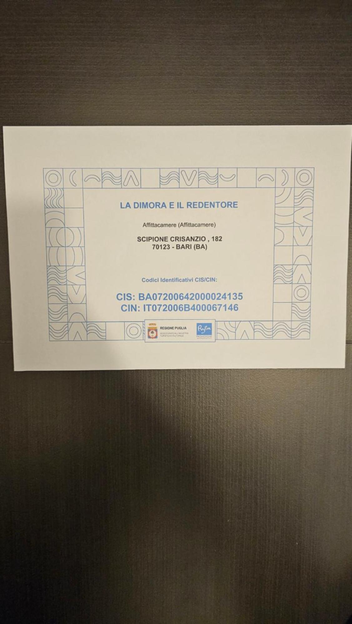 La Dimora E Il Redentore Bari